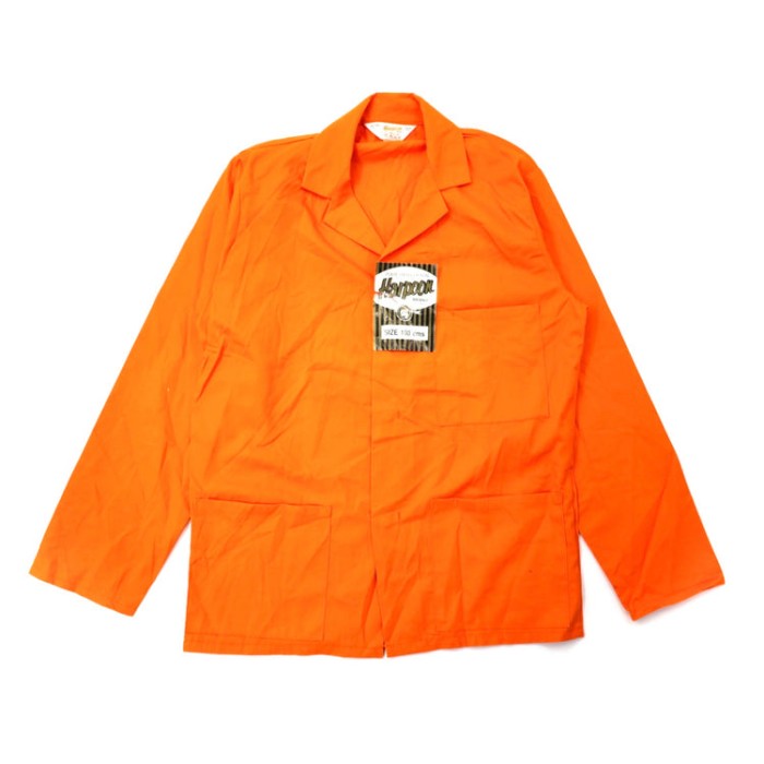 HARPOON ユーロワークジャケット イングランド製 40 オレンジ 未使用品