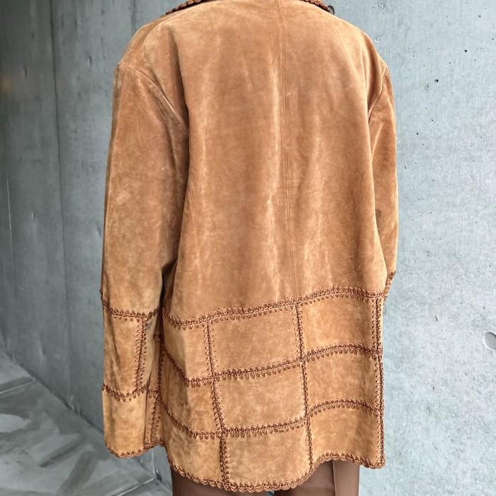 90s design leather jacket | Vintage.City 古着屋、古着コーデ情報を発信