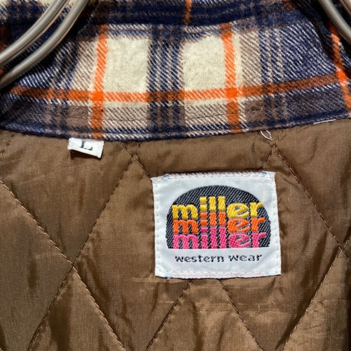 “miller” Padded Flannel Jacket | Vintage.City 古着屋、古着コーデ情報を発信