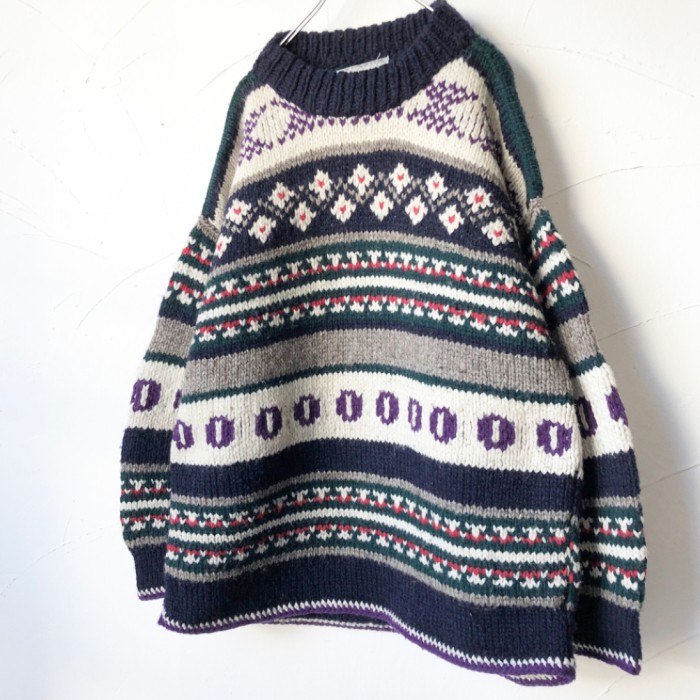 Ecuador knit 柄 エクアドルニット | Vintage.City 古着屋、古着コーデ情報を発信