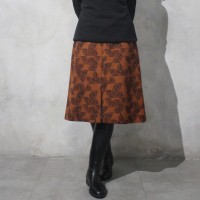 1980s geometric pattern wool skirt | Vintage.City ヴィンテージ 古着