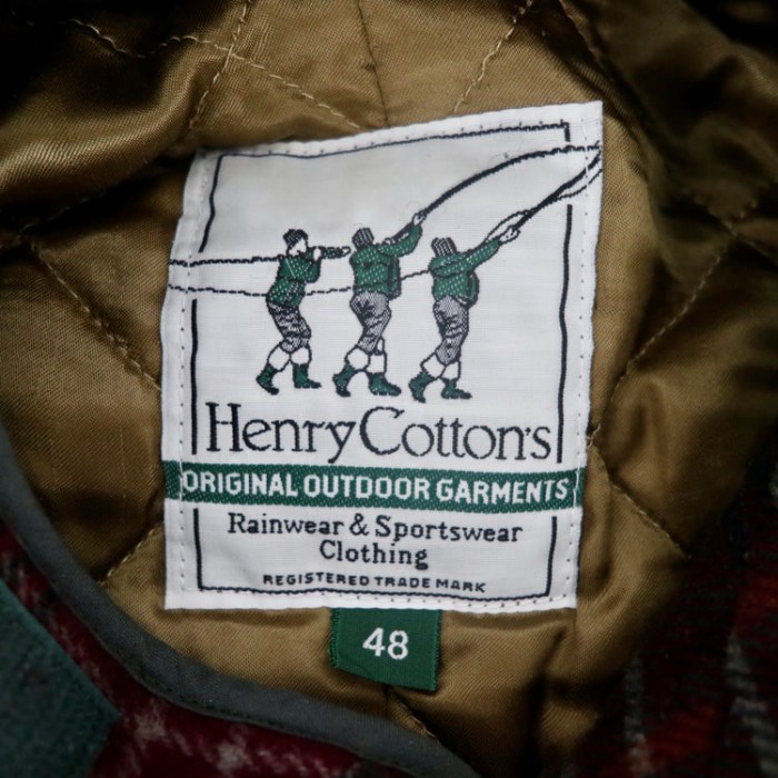 HENRY COTTON’S フーデッド ツイードコート チェック | Vintage.City 古着屋、古着コーデ情報を発信