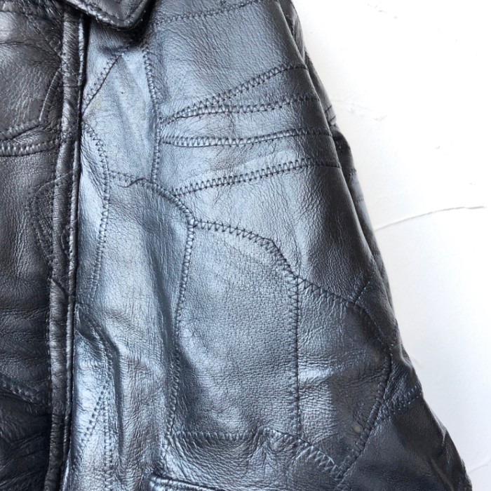 Design leather jacket | Vintage.City 빈티지숍, 빈티지 코디 정보