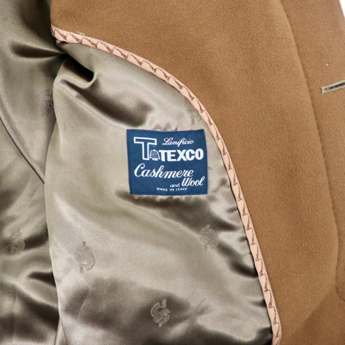 LANIFICIO TEXCO カシミアコート A4 キャメル イタリア製 | Vintage.City 古着屋、古着コーデ情報を発信