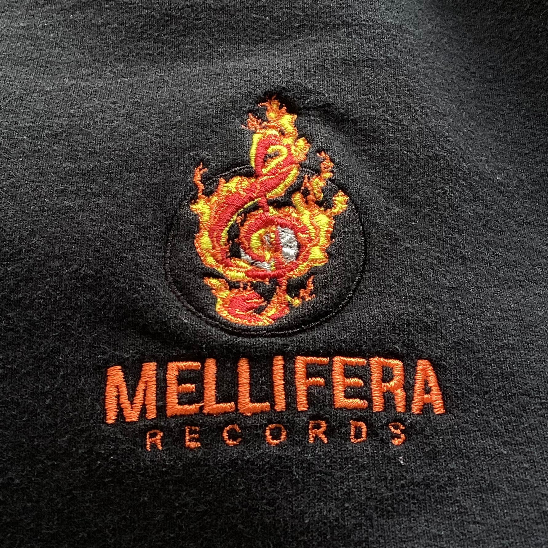 MELLIFERA RECORDS バックプリントスウェット