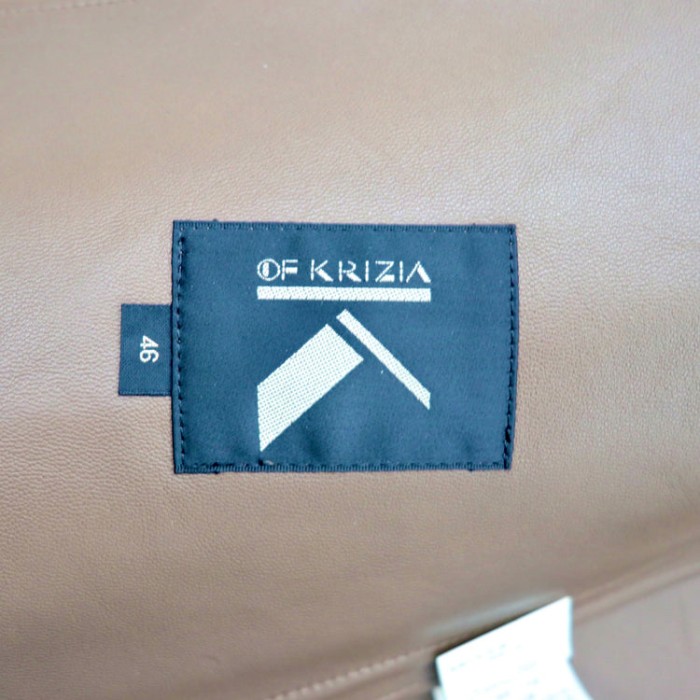 KRIZIA ラムレザージャケット 46 ブラウン | Vintage.City 古着屋、古着コーデ情報を発信