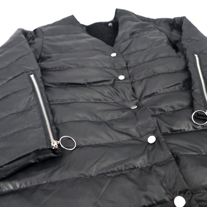 MIDIUMISOLID ダウンコート FREE ブラック 未使用品 | Vintage.City 古着屋、古着コーデ情報を発信