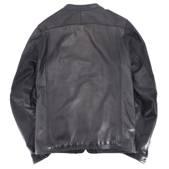 SHAMA シングルライダースジャケット 40 ブラック ダブルジップ | Vintage.City 古着屋、古着コーデ情報を発信