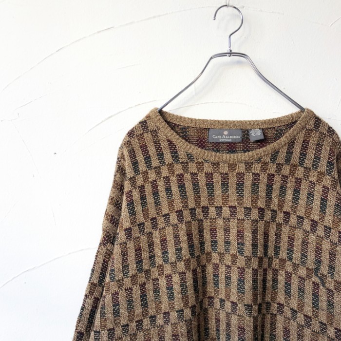 Patterned knit 柄ニット | Vintage.City 古着屋、古着コーデ情報を発信