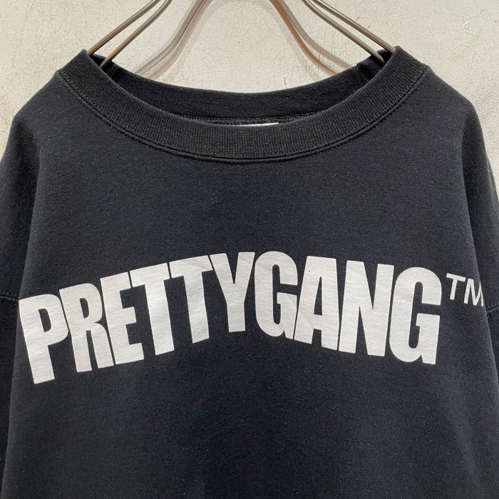 “PRETTYGANG” Print Sweat Shirt | Vintage.City 古着屋、古着コーデ情報を発信