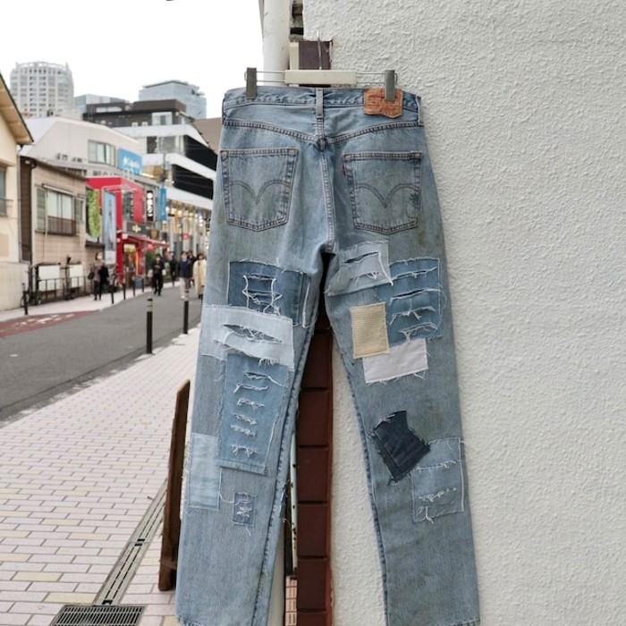 Custom BORO Crust Denim Pants | Vintage.City Vintage Shops, Vintage Fashion Trends