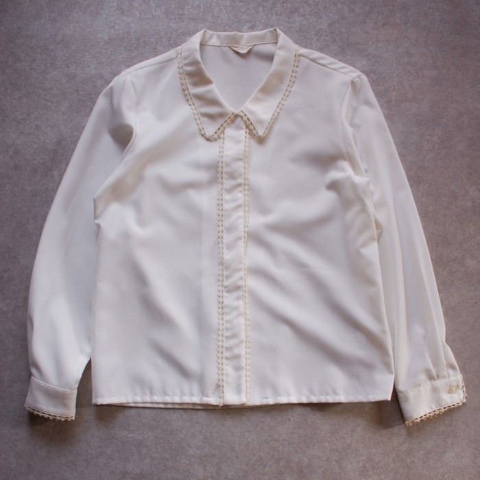 Ladies' White Blouse / レディースホワイトブラウス | Vintage.City 古着屋、古着コーデ情報を発信