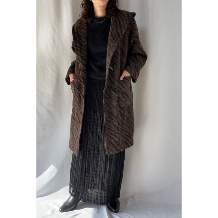 zebra duffle coat | Vintage.City 빈티지숍, 빈티지 코디 정보