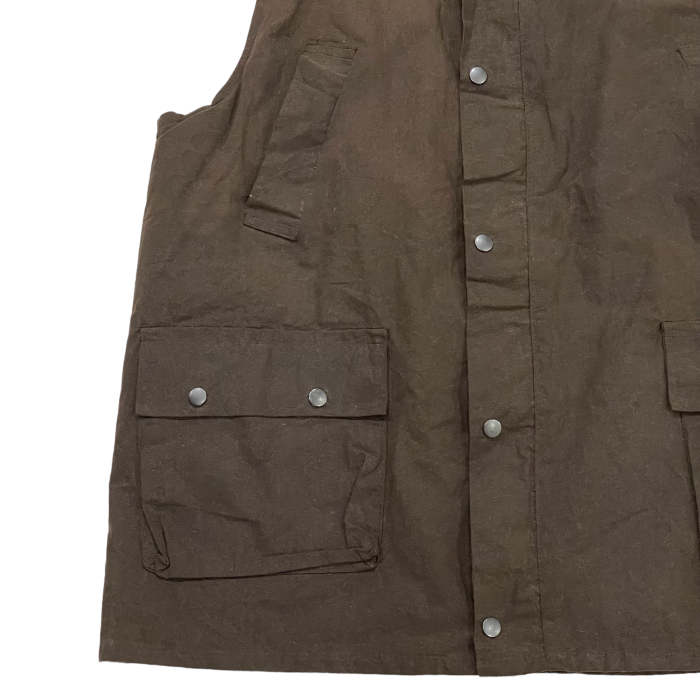 1990's oiled cotton vest #A225 | Vintage.City 빈티지숍, 빈티지 코디 정보