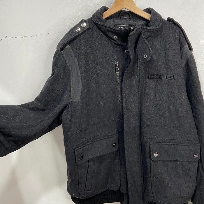 『送料無料』COOGI クージー ウール中綿ジャケット ブラック系 3XL ビッ | Vintage.City 古着屋、古着コーデ情報を発信