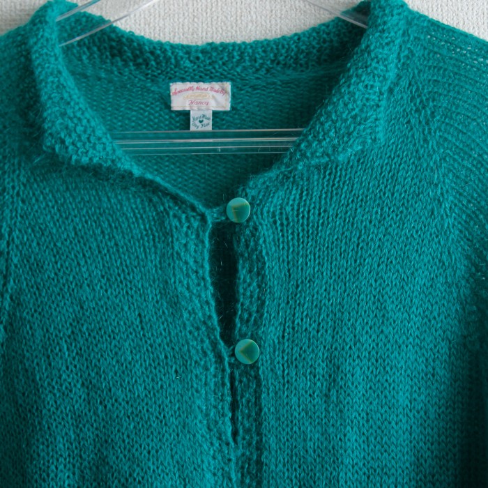 70-80s‘ hand made mohair knit cardigan / | Vintage.City 빈티지숍, 빈티지 코디 정보