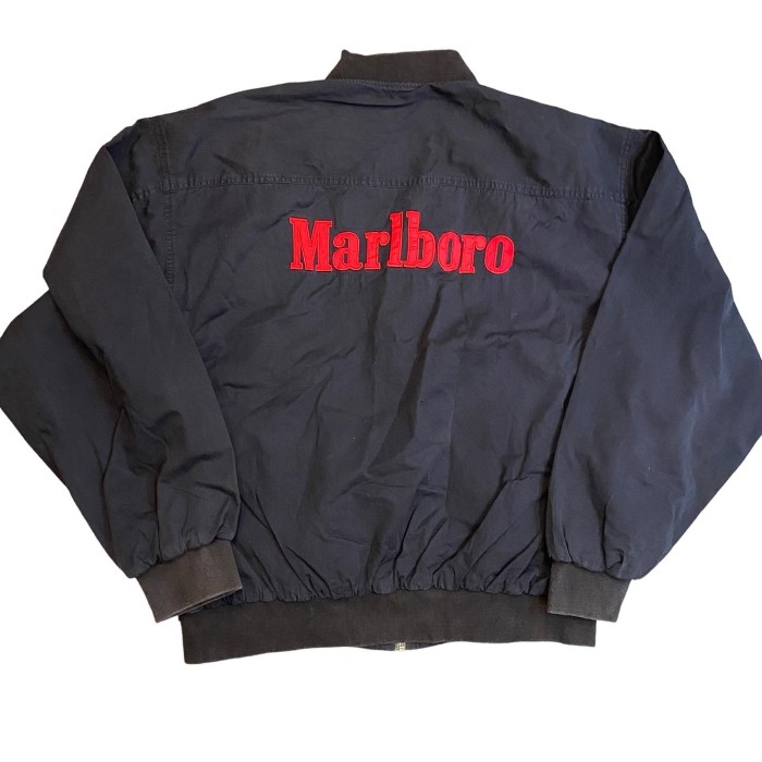 ビンテージ 90年代 マルボロ リバーシブル ジャケット XL ブラック×レッド | Vintage.City 빈티지숍, 빈티지 코디 정보