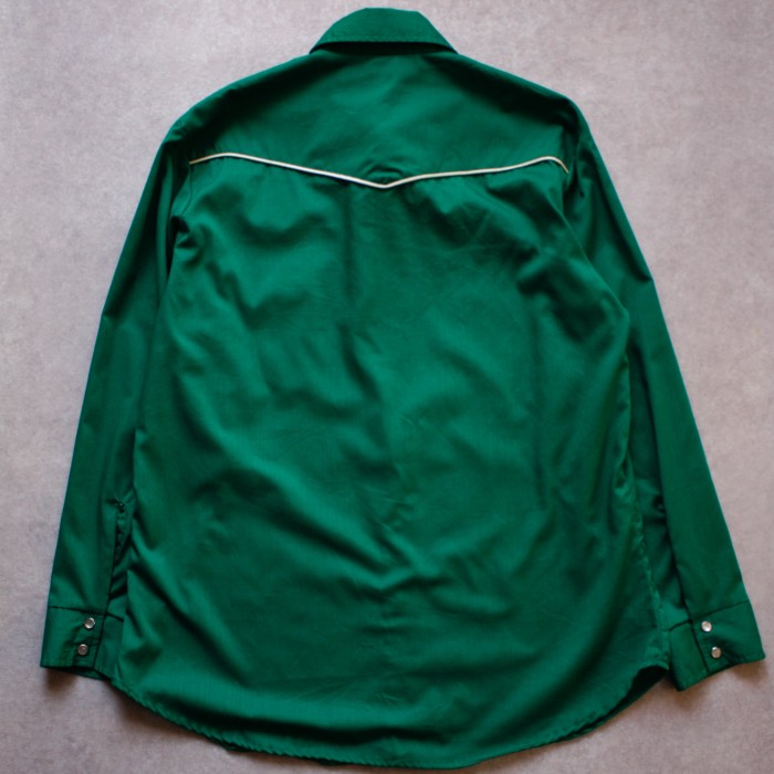 Green Western Shirt / グリーンウエスタンシャツ | Vintage.City 古着屋、古着コーデ情報を発信