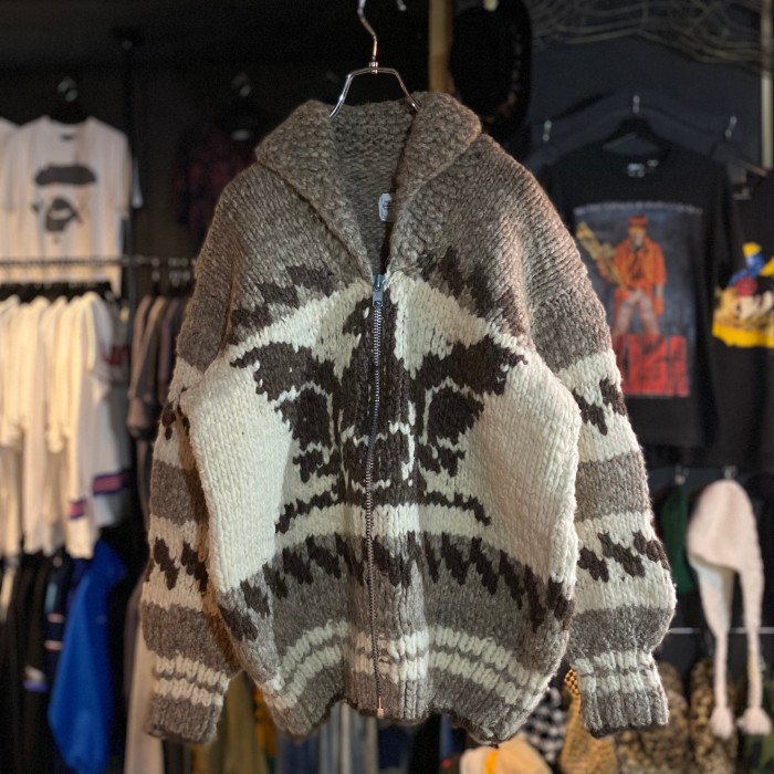 old cowichan cardigan | Vintage.City 古着屋、古着コーデ情報を発信