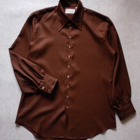 70s‘ Palermo brown shirt / パレルモ シャツ | Vintage.City ヴィンテージ 古着