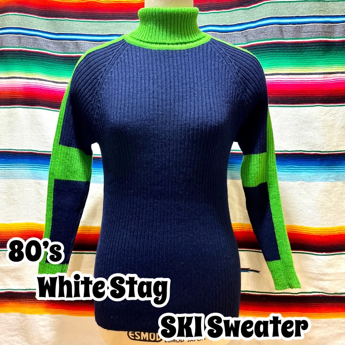 80’s 頃 White Stag タートルネック SKI セーター | Vintage.City 古着屋、古着コーデ情報を発信