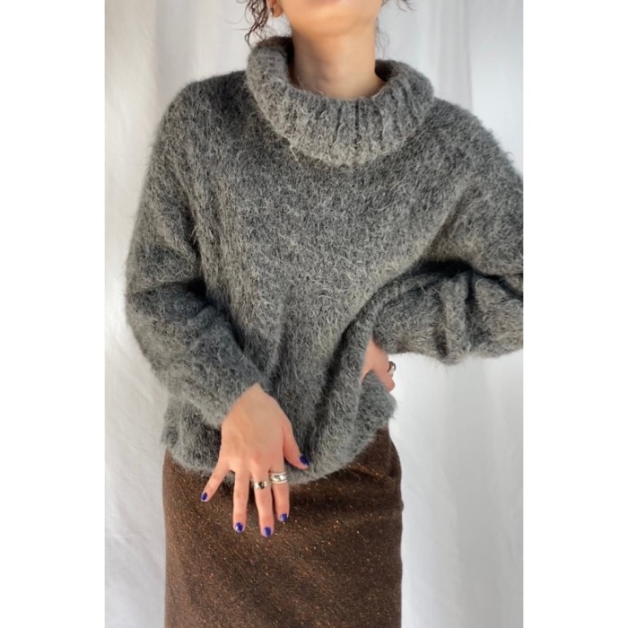 grey knit | Vintage.City 빈티지숍, 빈티지 코디 정보