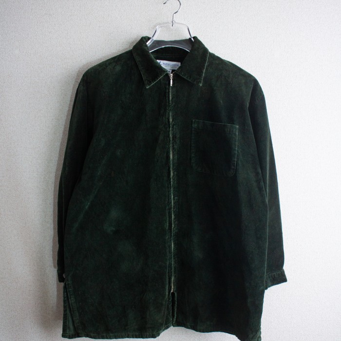 velours shirt jacket / ベロアシャツジャケット | Vintage.City 古着屋、古着コーデ情報を発信