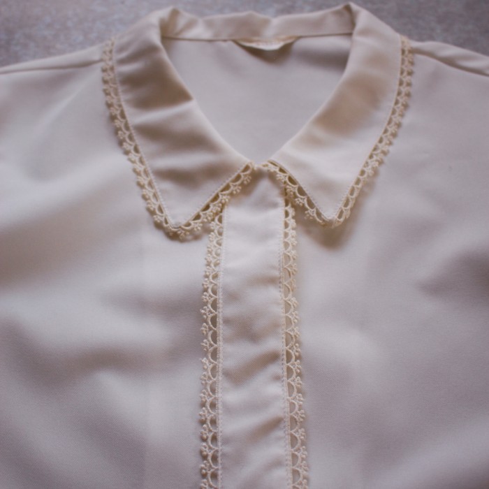 Ladies' White Blouse / レディースホワイトブラウス | Vintage.City 빈티지숍, 빈티지 코디 정보