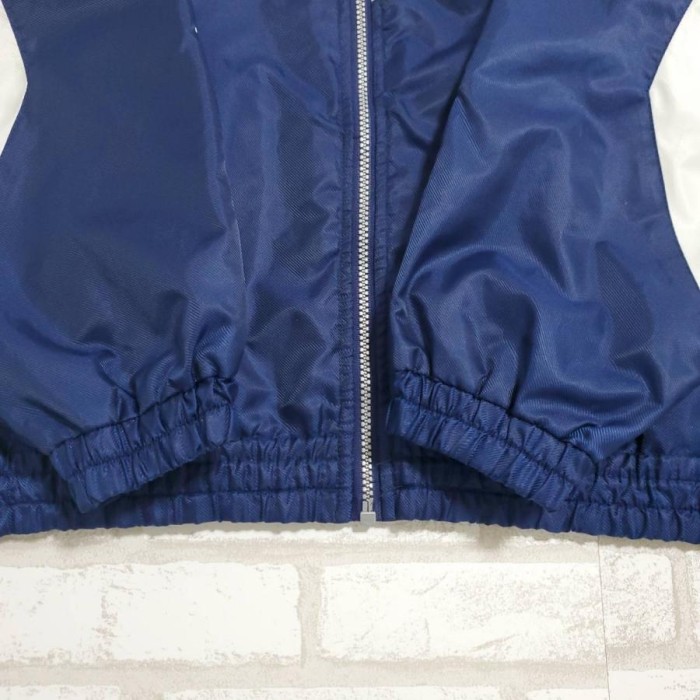 【698】FILA ナイロンジャケット 白 紺 Ｍサイズ | Vintage.City 古着屋、古着コーデ情報を発信