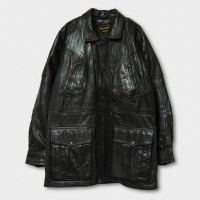 Leather Design Jacket | Vintage.City ヴィンテージ 古着