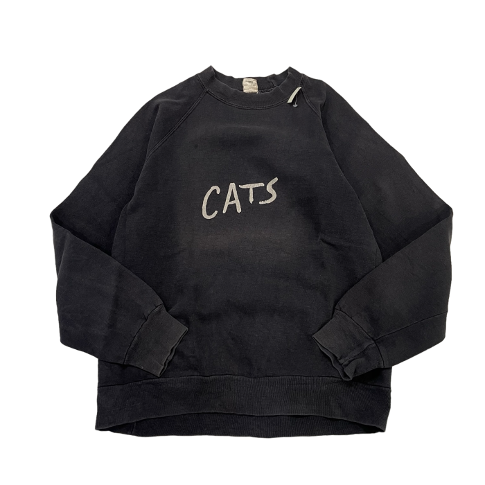1981's "CATS" raglan sleeve sweat #A220 | Vintage.City ヴィンテージ 古着
