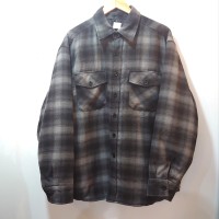 shadowcheck flannel quilting liner shirt | Vintage.City ヴィンテージ 古着