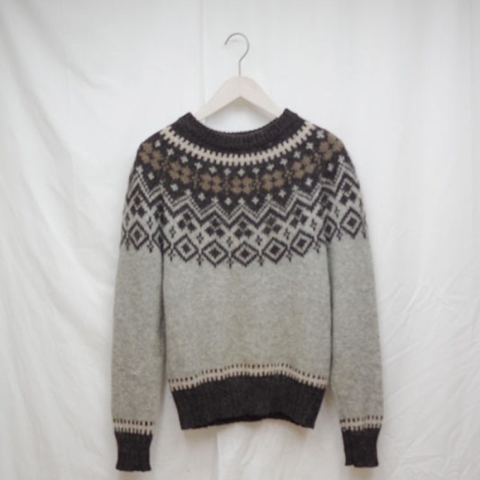 ブラウンのノルディックセーター | Vintage.City 빈티지숍, 빈티지 코디 정보