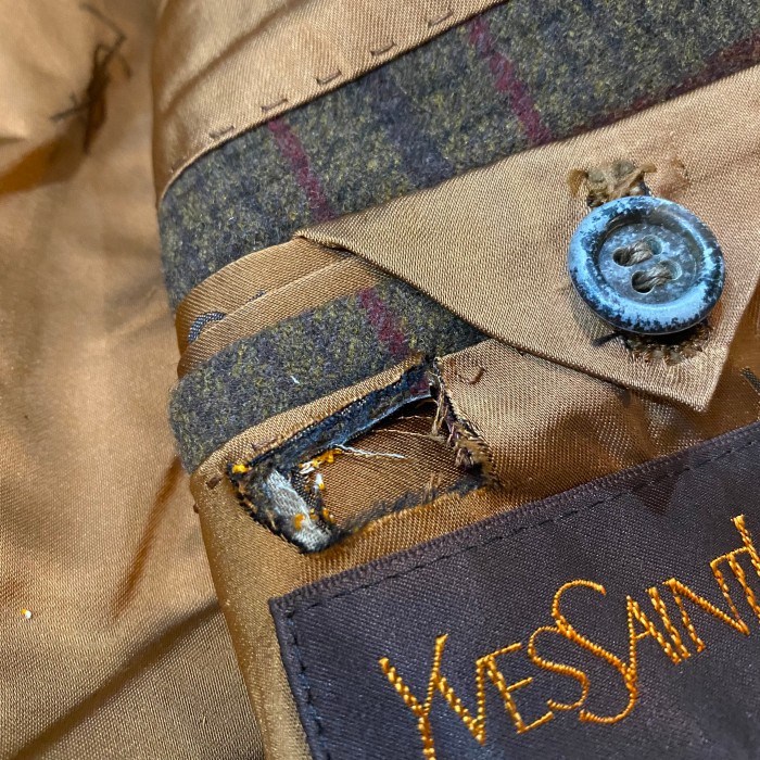 80-90s YVES SAINT LAURENT design tailore | Vintage.City 古着屋、古着コーデ情報を発信