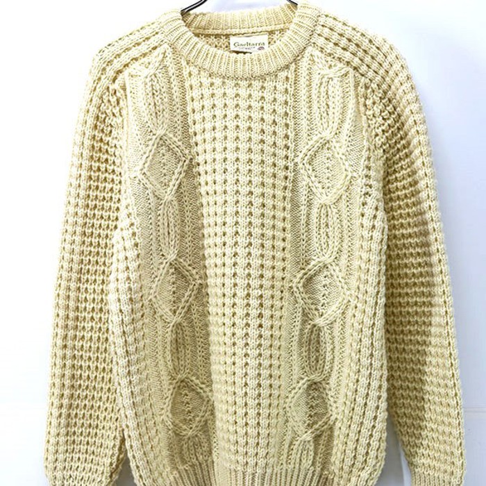 -90s Ireland cable Fisher man Aran knit | Vintage.City 古着屋、古着コーデ情報を発信