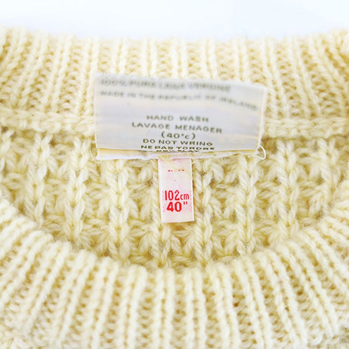-90s Ireland cable Fisher man Aran knit | Vintage.City Vintage Shops, Vintage Fashion Trends