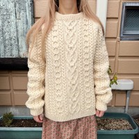 alan sweater hand knit | Vintage.City ヴィンテージ 古着