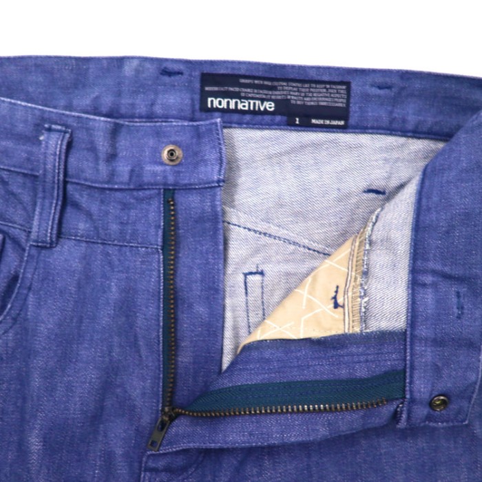 NONNATIVE デニムパンツ 1 ブルー サイドライン 日本製 | Vintage.City 古着屋、古着コーデ情報を発信