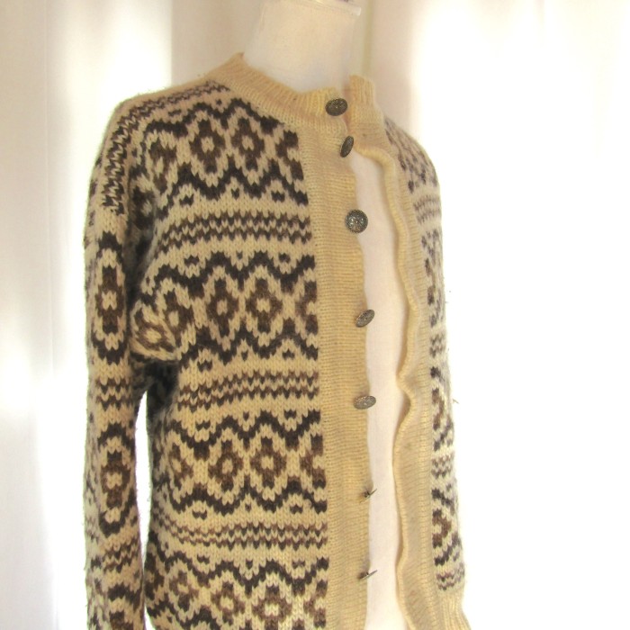 80's STOBI Nordic Cardigan Denmark made | Vintage.City 古着屋、古着コーデ情報を発信