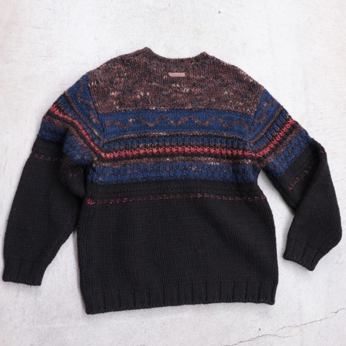Vintage border design knit | Vintage.City 古着屋、古着コーデ情報を発信