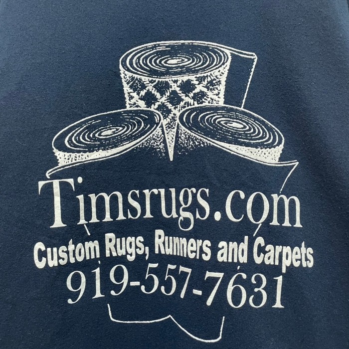 “Tim's Rugs” Print Sweat Shirt | Vintage.City 빈티지숍, 빈티지 코디 정보