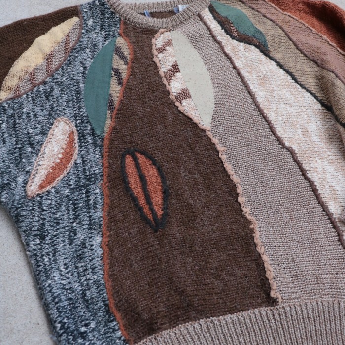 Vintage plant pattern dolman sleeve knit | Vintage.City Vintage Shops, Vintage Fashion Trends