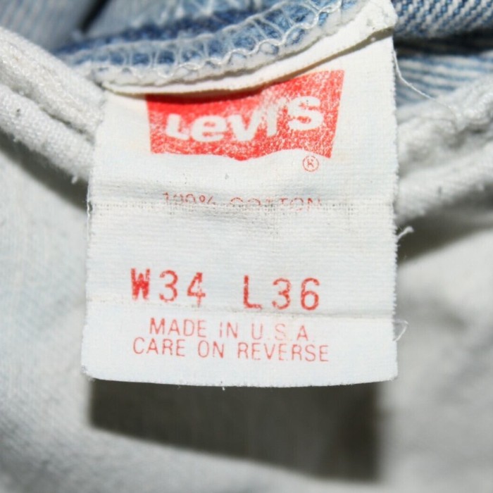 80s 1988 Levis 501 W34 L36 USA製 | Vintage.City 古着屋、古着コーデ情報を発信