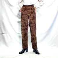 Brown country pattern pants | Vintage.City ヴィンテージ 古着