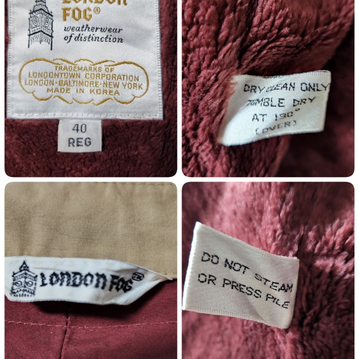 LONDON FOG ロンドンフォグ　スイングトップ　ライナー付き　ベージュ | Vintage.City 古着屋、古着コーデ情報を発信