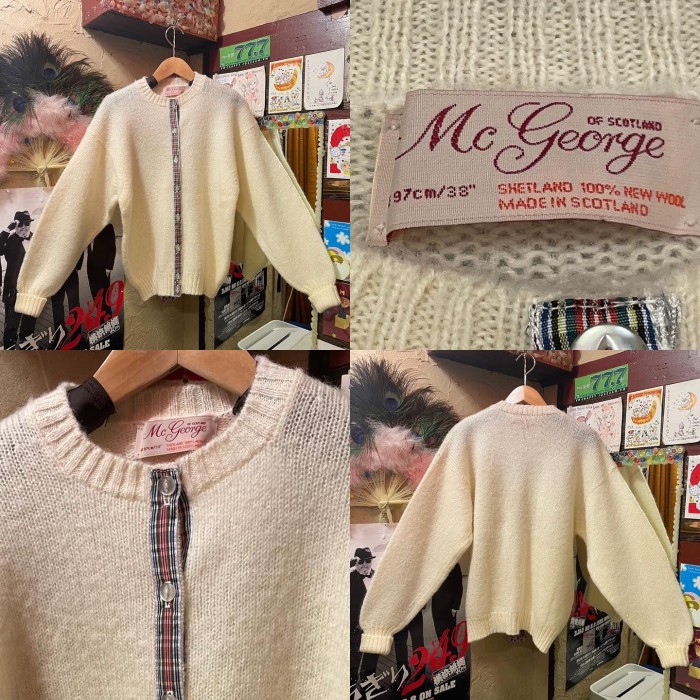 90s made in Scotland Mc george #カーディガン | Vintage.City 古着屋、古着コーデ情報を発信