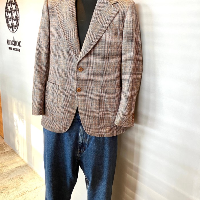 MANCOR テーラードジャケット ブレザー サイドベンツ サイズ50 | Vintage.City 古着屋、古着コーデ情報を発信