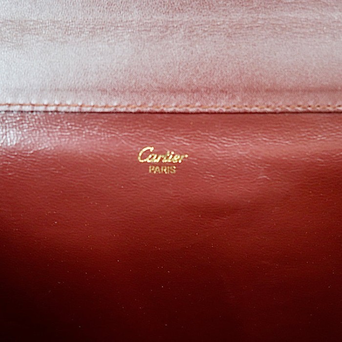 CARTIER セカンドバッグ マストライン ボルドー レザー | Vintage.City 古着屋、古着コーデ情報を発信