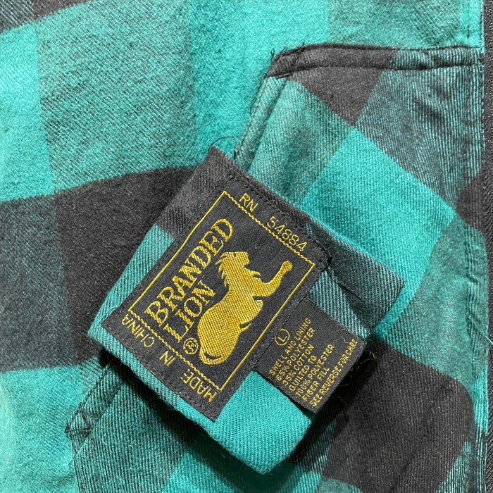 “BRANDED LION” Reversible Padded Vest | Vintage.City 古着屋、古着コーデ情報を発信