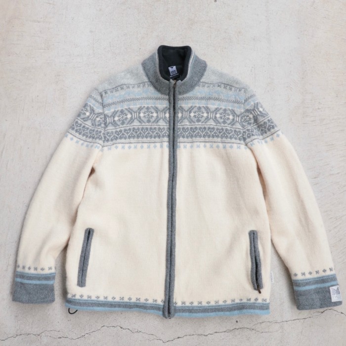 Vintage Nordic full zip knit sweater | Vintage.City Vintage Shops, Vintage Fashion Trends